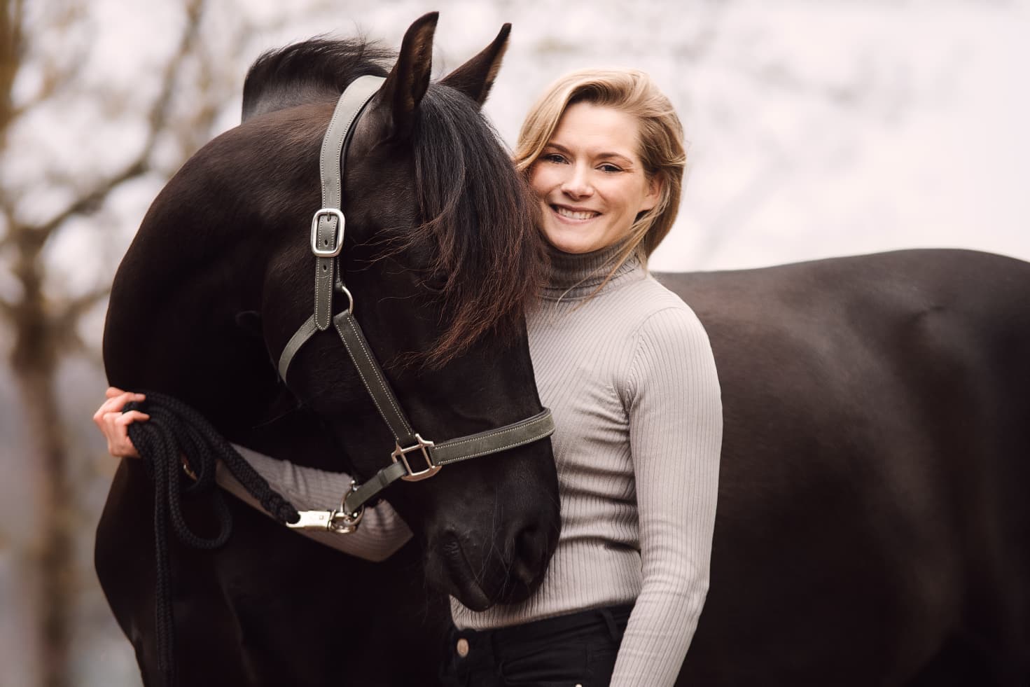 Janice Gramatke mit Pferd