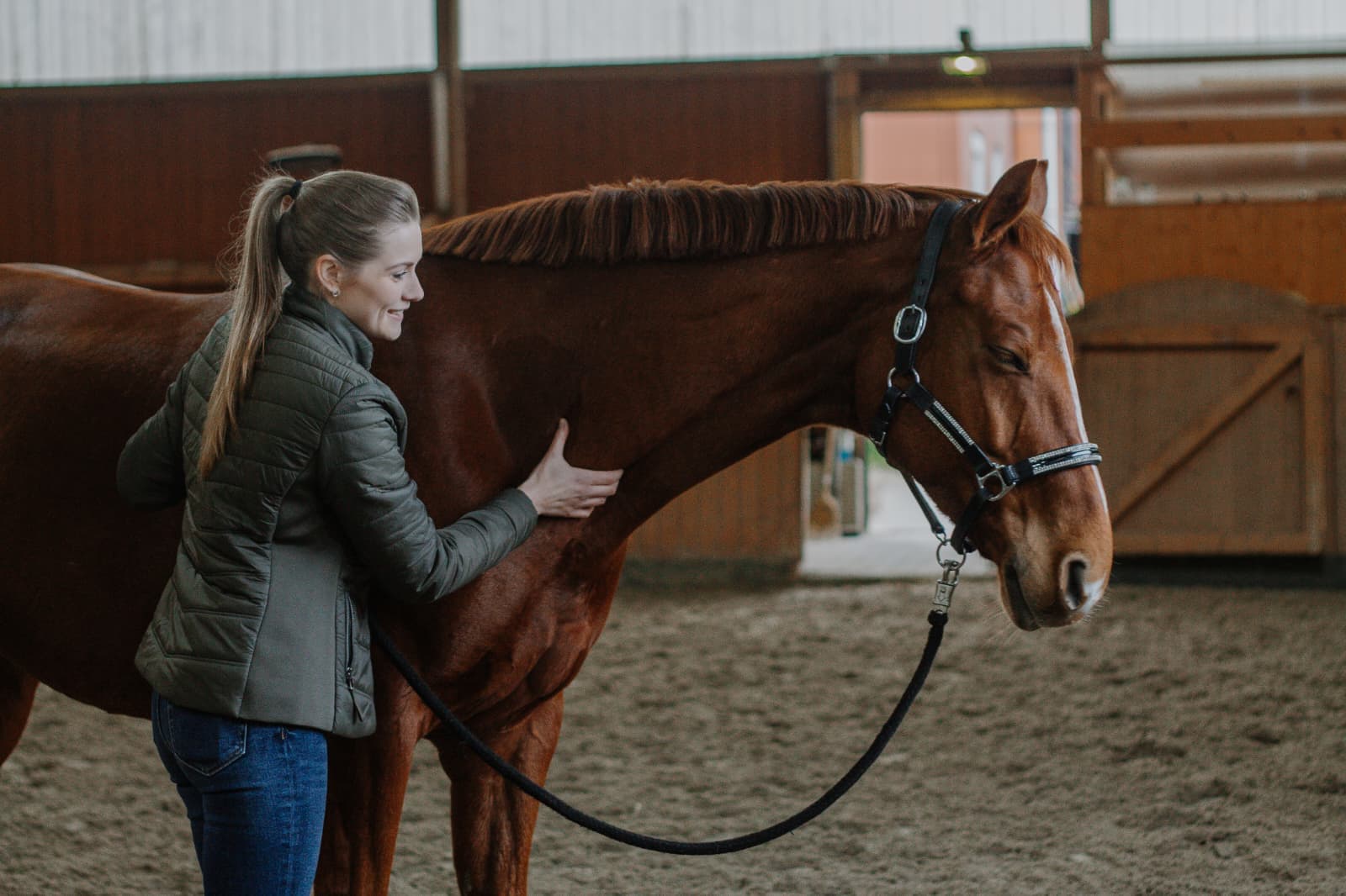 Janice Gramatke mit Pferd